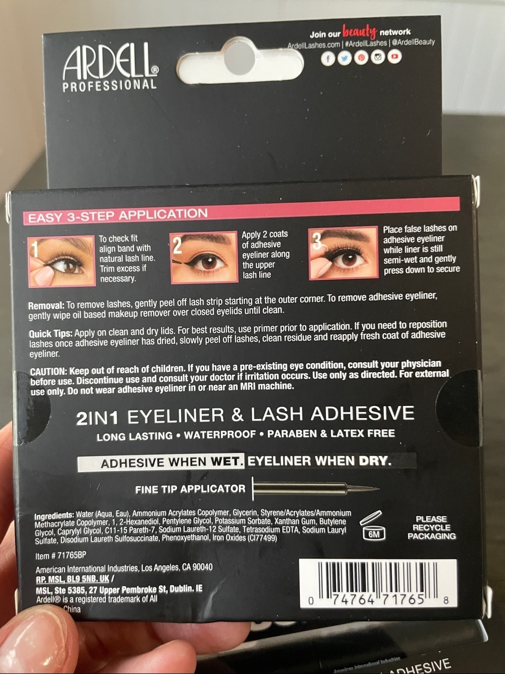 Set of 2 Ardell Lash Contour - Center Volume Dramatic Eye-Opening Effect - Picture 4 of 4